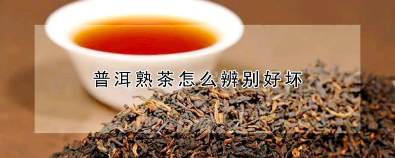 普洱熟茶怎么辨別好壞