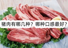 <strong>豬肉有哪幾種？哪種口感最好？</strong>